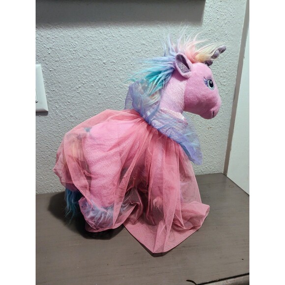 Build A Bear Purple Unicorn Beary Fairy Friends Stuffed Animal 19” Sparkle - Picture 4 of 9